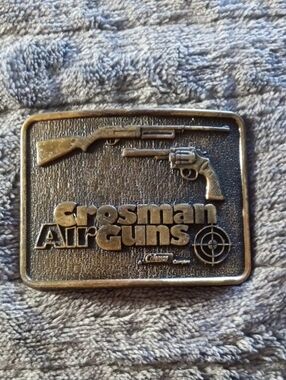 Crosman Air Guns Vintage Belt Buckle